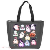 Cute Halloween Ghosts Tote Bag thumb 0
