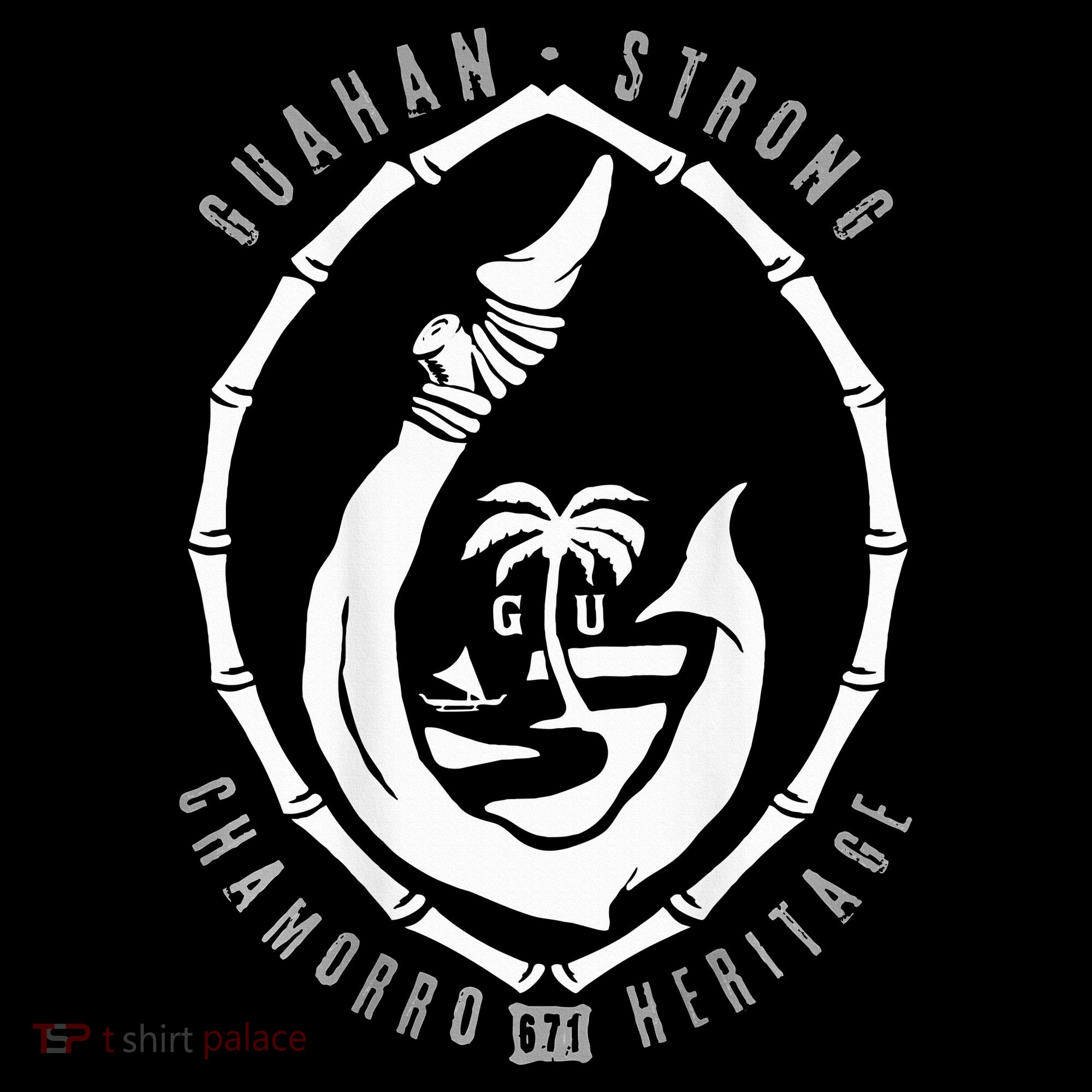 Chomorro Hook Gu Seal 671 Guam Women's Hoodie