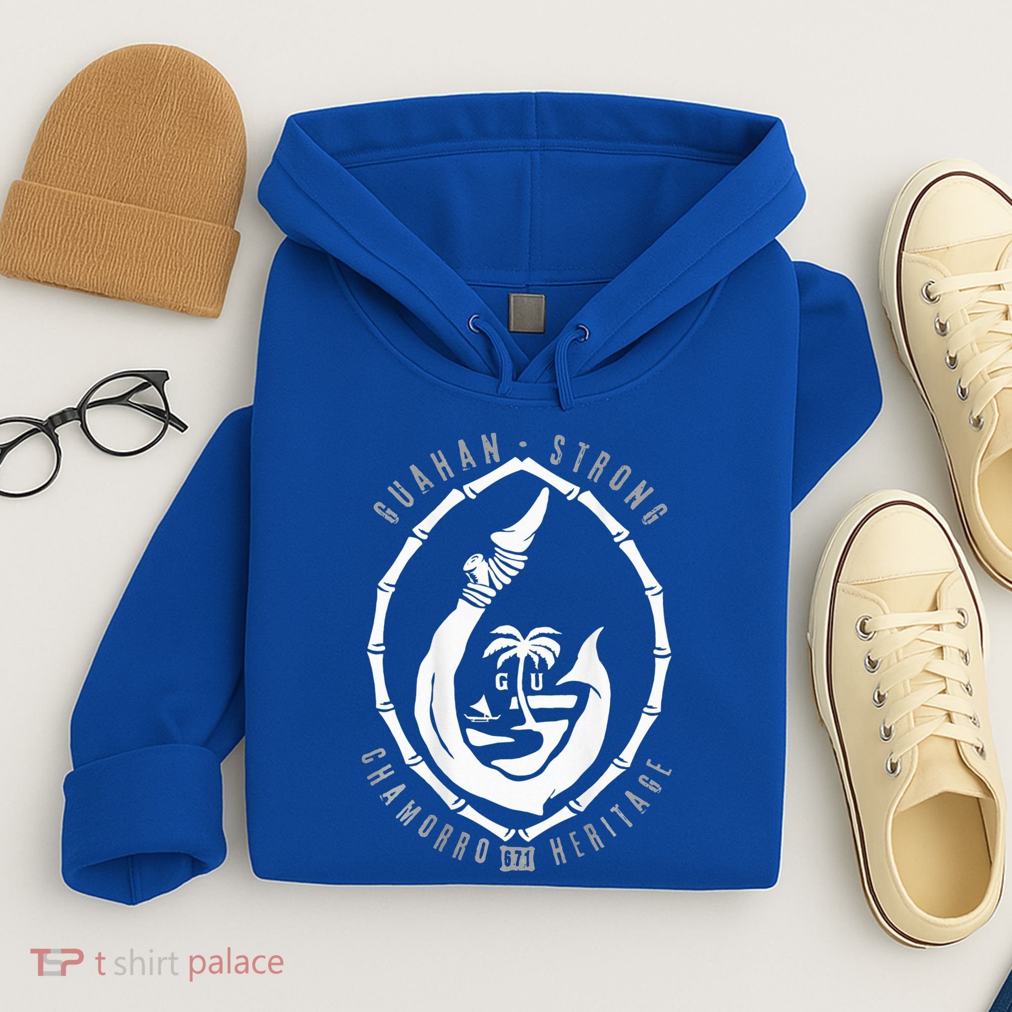 Chomorro Hook Gu Seal 671 Guam Hoodie