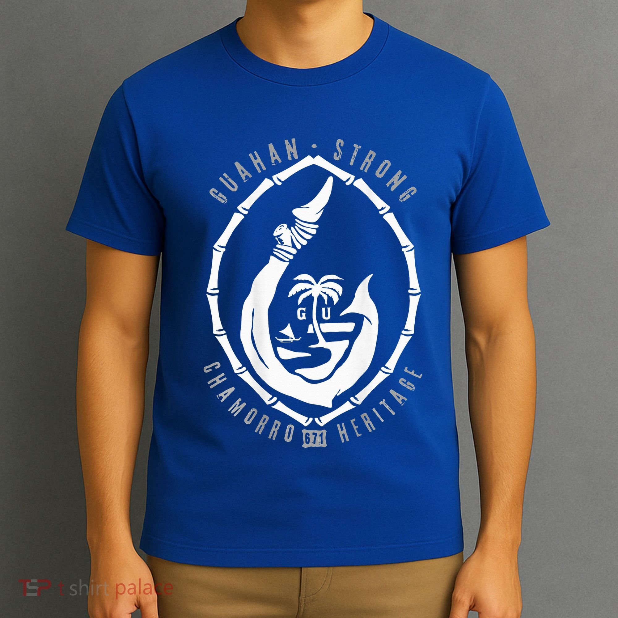 Chomorro Hook Gu Seal 671 Guam T-Shirt