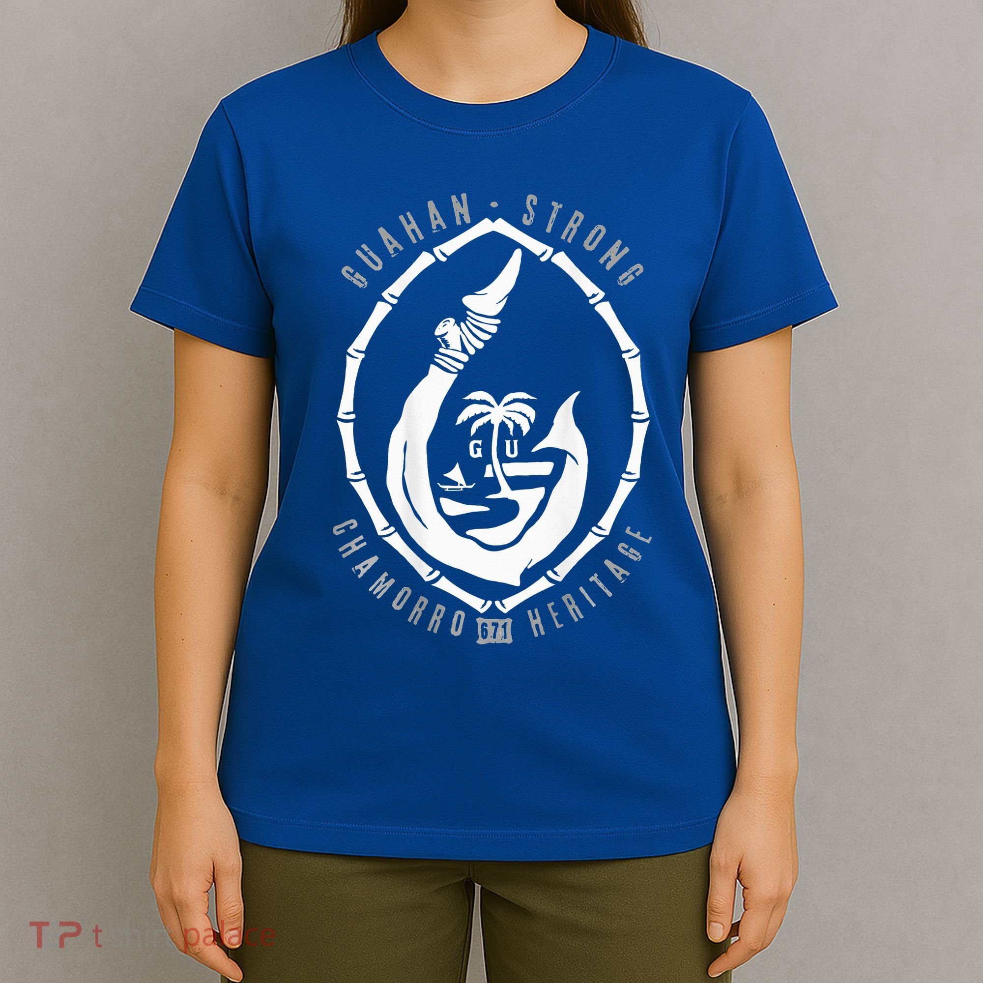 Chomorro Hook Gu Seal 671 Guam T-Shirt