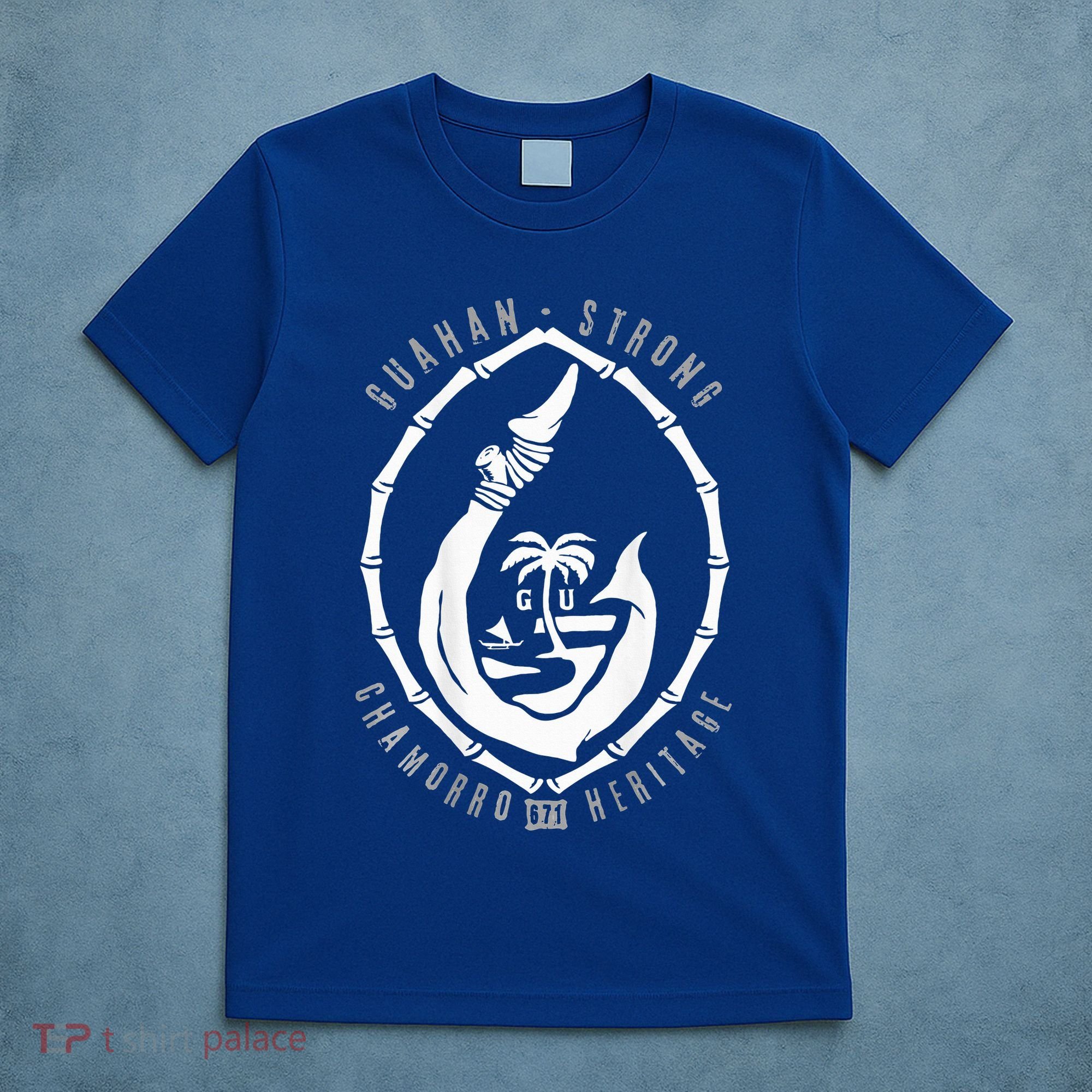 Chomorro Hook Gu Seal 671 Guam T-Shirt