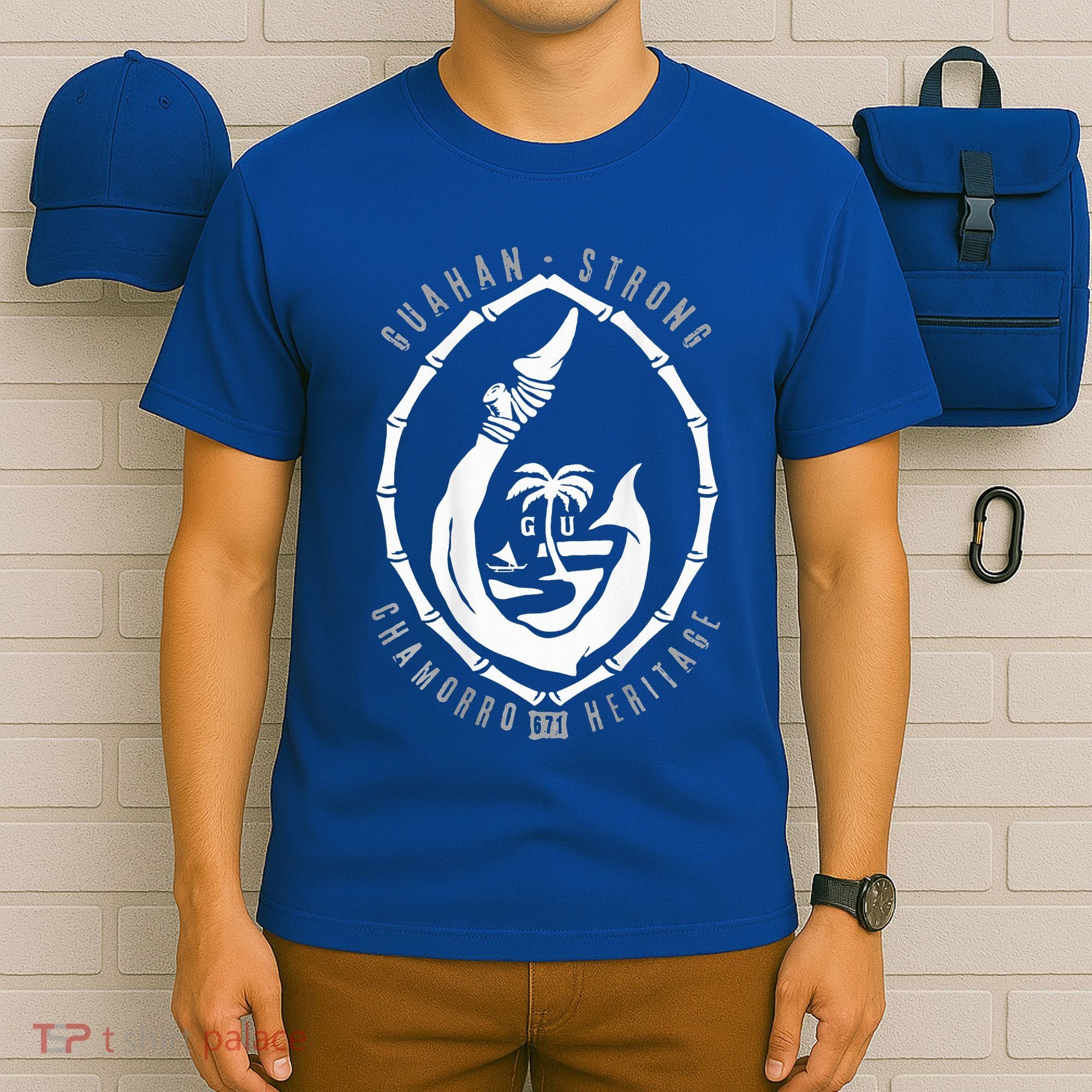 Chomorro Hook Gu Seal 671 Guam T-Shirt