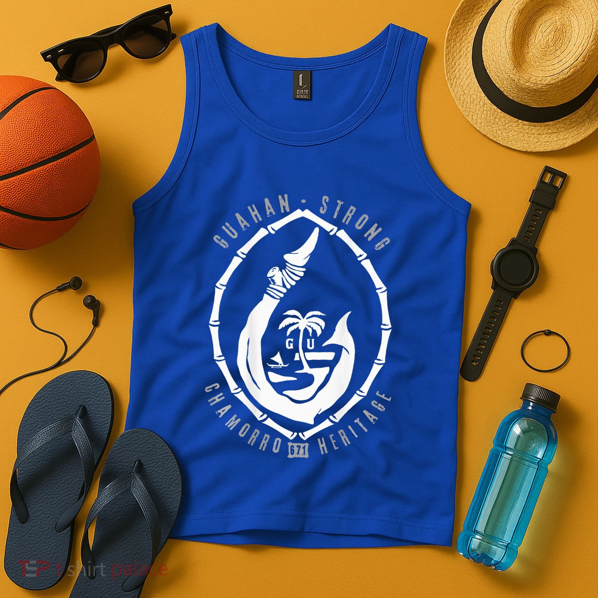 Chomorro Hook Gu Seal 671 Guam Tank Top