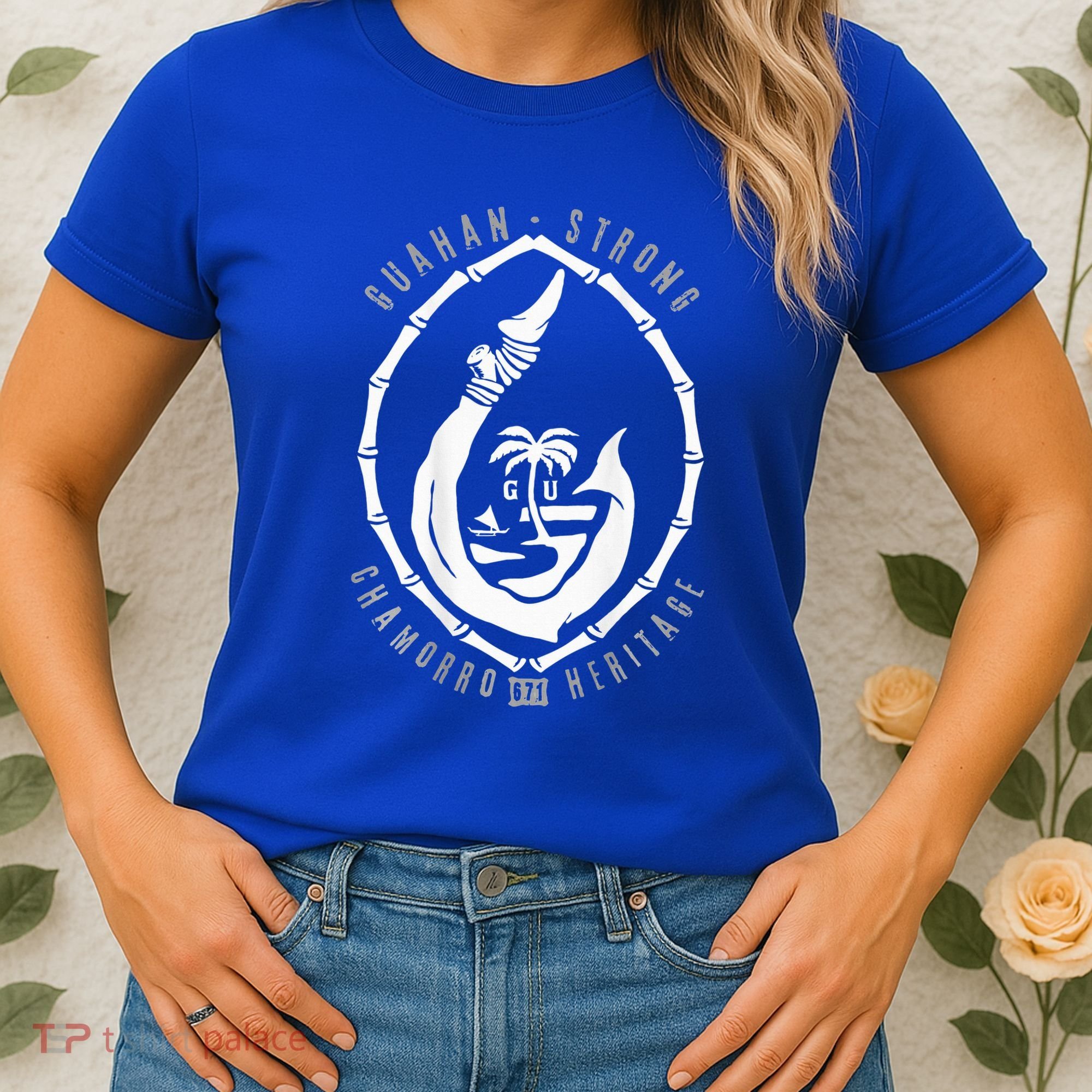 Chomorro Hook Gu Seal 671 Guam Women's T-Shirt