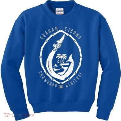 Chomorro Hook Gu Seal 671 Guam Kids Sweatshirt