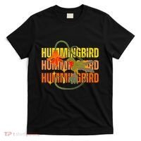Cute Hummingbird Gift Retro Wo Vintage Hummingbird Tee T-Shirt thumb 0