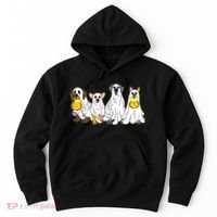 Cute Halloween Ghost Dogs Pups Hoodie thumb 0
