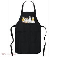 Cute Halloween Ghost Dogs Pups Apron thumb 0