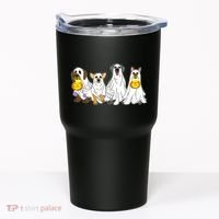 Cute Halloween Ghost Dogs Pups Tumbler thumb 0