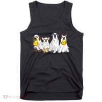 Cute Halloween Ghost Dogs Pups Tank Top thumb 0