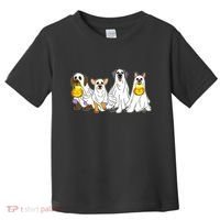 Cute Halloween Ghost Dogs Pups Toddler T-Shirt thumb 0
