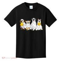 Cute Halloween Ghost Dogs Pups Kids T-Shirt thumb 0