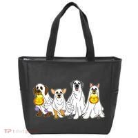 Cute Halloween Ghost Dogs Pups Tote Bag thumb 0