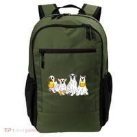 Cute Halloween Ghost Dogs Pups Backpack thumb 0