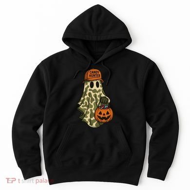 Camo Halloween Ghost Candy Hunter Hoodie