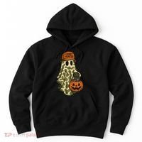 Camo Halloween Ghost Candy Hunter Hoodie thumb 0