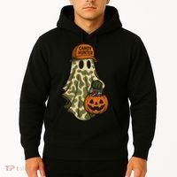 Camo Halloween Ghost Candy Hunter Hoodie thumb 2
