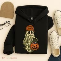 Camo Halloween Ghost Candy Hunter Hoodie thumb 4