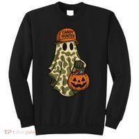 Camo Halloween Ghost Candy Hunter Sweatshirt thumb 0