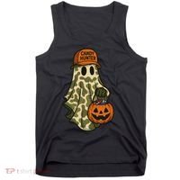 Camo Halloween Ghost Candy Hunter Tank Top thumb 0