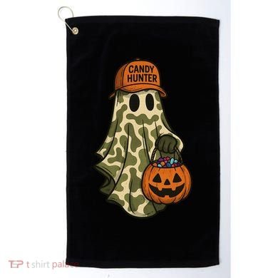 Camo Halloween Ghost Candy Hunter Golf Towel