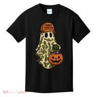 Camo Halloween Ghost Candy Hunter Kids T-Shirt thumb 0