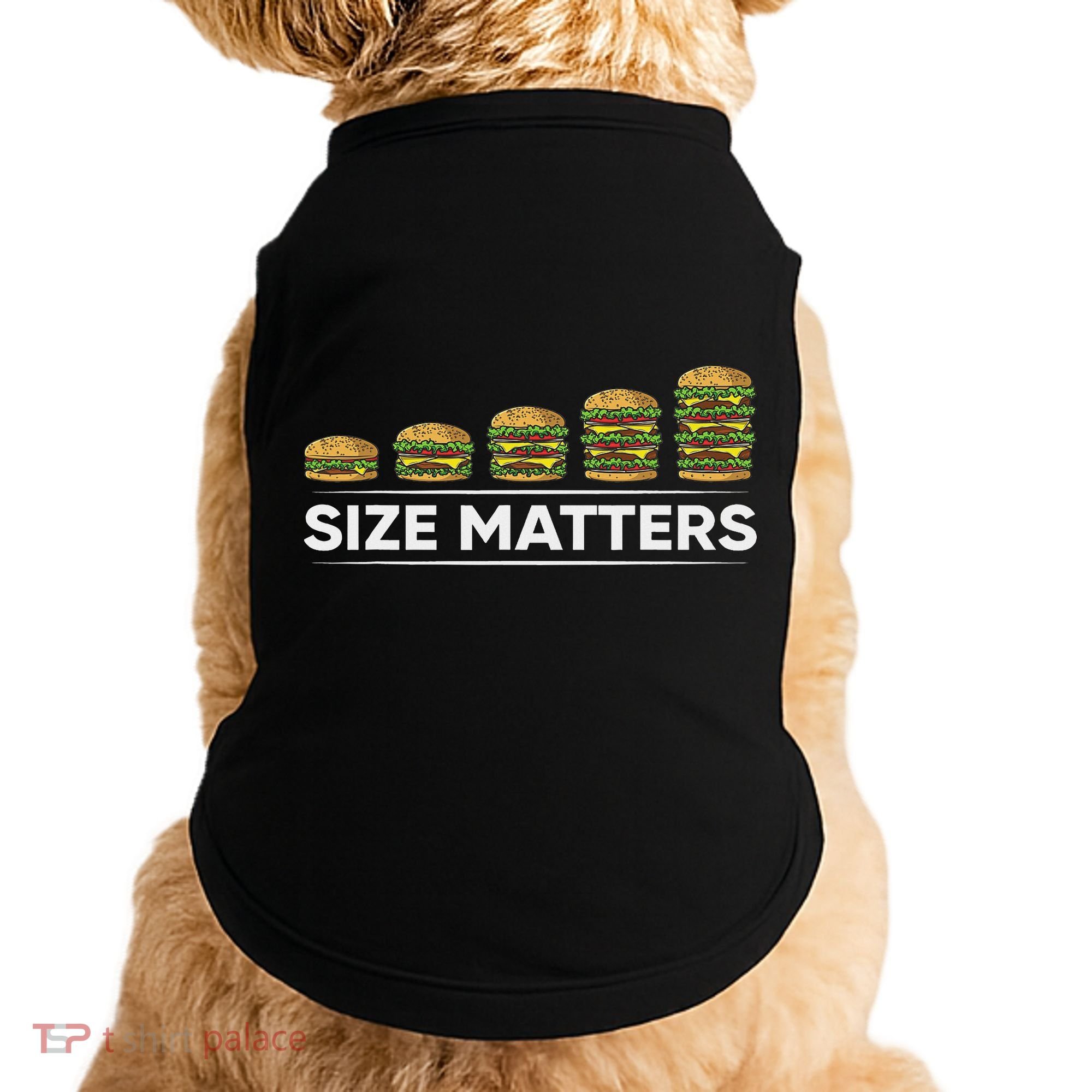 Cool Hamburger Gift For Women Funny Fast Food Size Doggie Tank