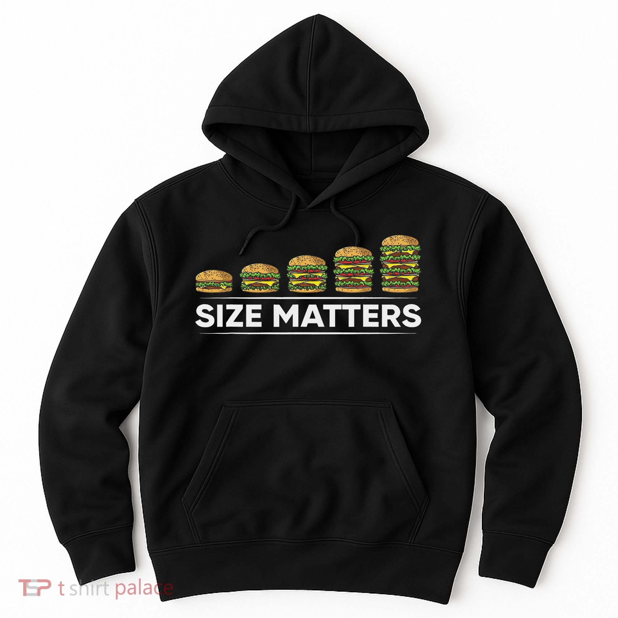 Cool Hamburger Gift For Women Funny Fast Food Size Hoodie