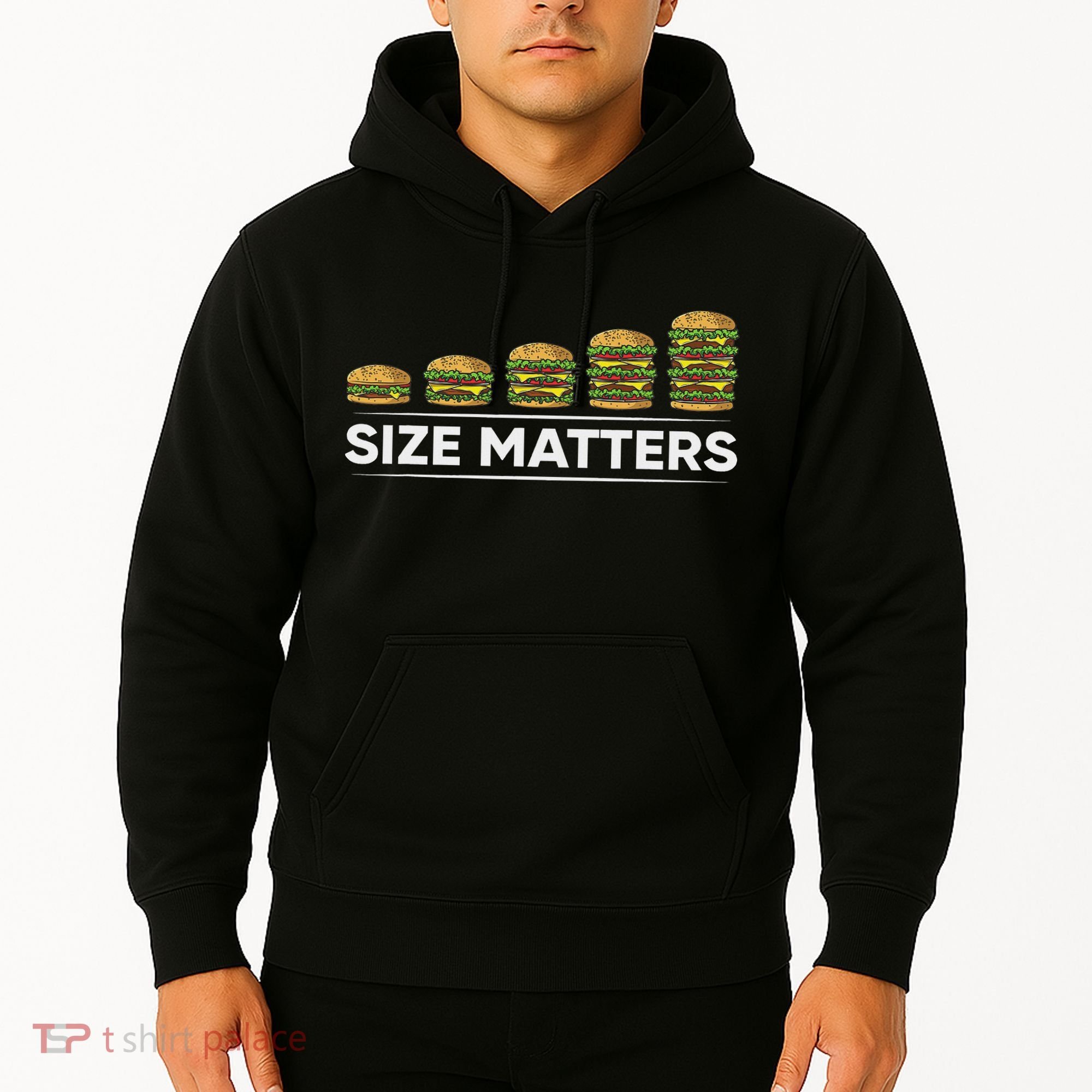 Cool Hamburger Gift For Women Funny Fast Food Size Hoodie