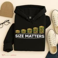 Cool Hamburger Gift For Women Funny Fast Food Size Hoodie thumb 4