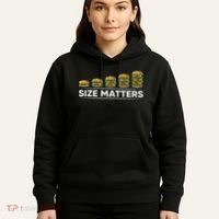 Cool Hamburger Gift For Women Funny Fast Food Size Hoodie thumb 5