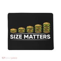 Cool Hamburger Gift For Women Funny Fast Food Size Mousepad thumb 0