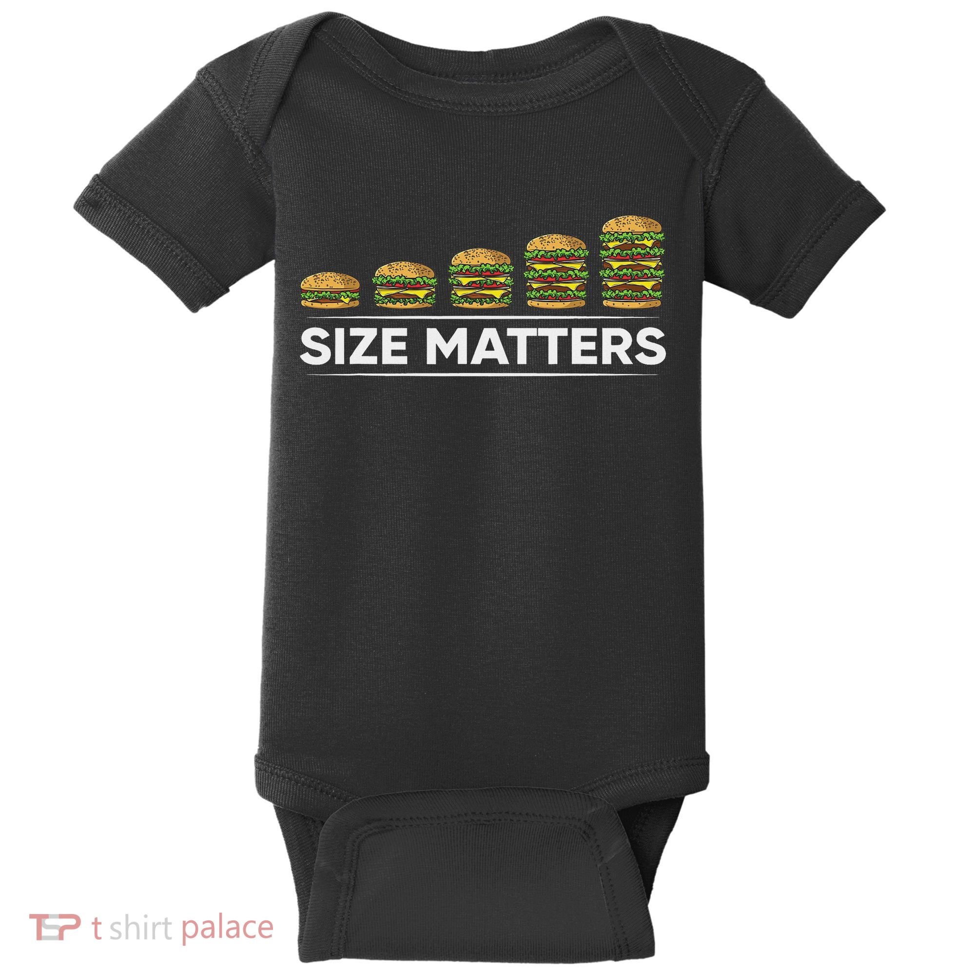 Cool Hamburger Gift For Women Funny Fast Food Size Baby Bodysuit