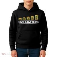 Cool Hamburger Gift For Women Funny Fast Food Size Kids Hoodie thumb 4