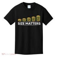 Cool Hamburger Gift For Women Funny Fast Food Size Kids T-Shirt thumb 0