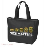 Cool Hamburger Gift For Women Funny Fast Food Size Tote Bag thumb 3
