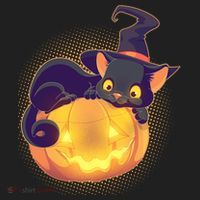 Cute Halloween Glowing Pumpkin Jackolantern Witch Cat Tumbler thumb 3