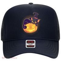 Cute Halloween Glowing Pumpkin Jackolantern Witch Cat Hat thumb 0
