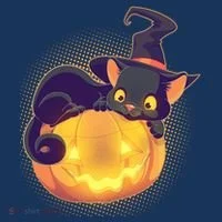 Cute Halloween Glowing Pumpkin Jackolantern Witch Cat Toddler Hoodie thumb 2