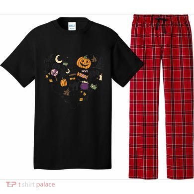 Cute Heart Halloween Pajama Set