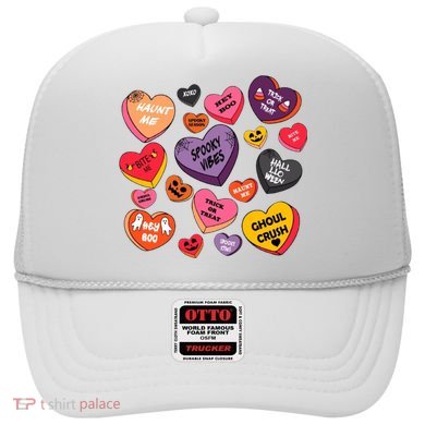 Candy Hearts Halloween Retro Halloween Hat