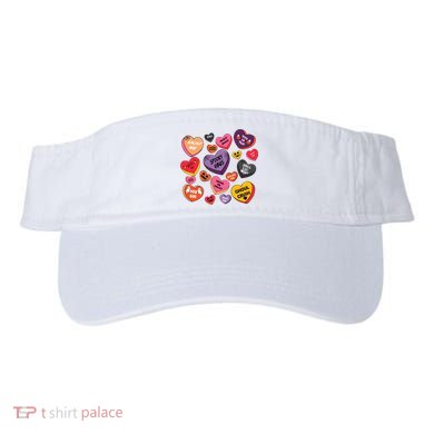 Candy Hearts Halloween Retro Halloween Visor
