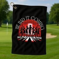 Chicago He Had It Coming! 1920s Jazz Musical Theatre Golf Towel thumb 1