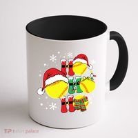 Christmas Ho Ho Ho Santa Softball Pajama Great Gift Coffee Mug thumb 1