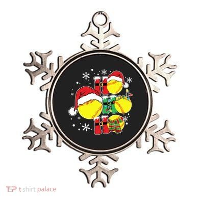 Christmas Ho Ho Ho Santa Softball Pajama Great Gift Ornament