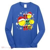 Christmas Ho Ho Ho Santa Softball Pajama Great Gift Long Sleeve Shirt thumb 0