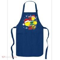Christmas Ho Ho Ho Santa Softball Pajama Great Gift Apron thumb 0