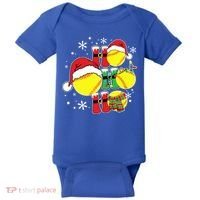 Christmas Ho Ho Ho Santa Softball Pajama Great Gift Baby Bodysuit thumb 0
