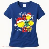 Christmas Ho Ho Ho Santa Softball Pajama Great Gift Women's T-Shirt thumb 0